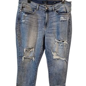 Judy Blue Distressed Jean 22W
